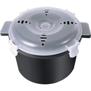 1.5 Quart Microwave Steamer for Cooking Vegetables, Professional Cooker for Micr